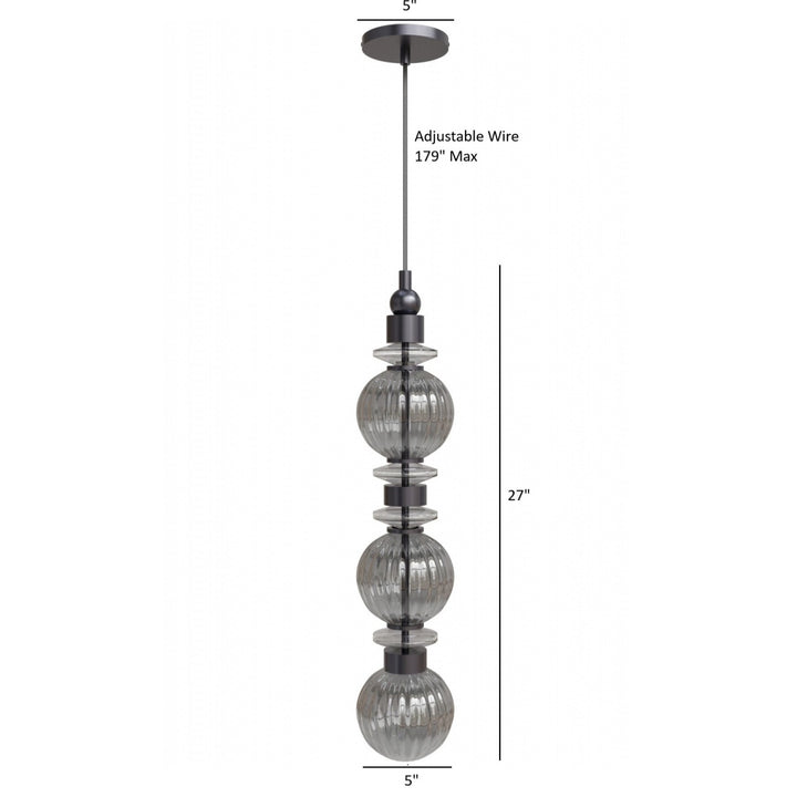Avra Stacked LED Pendant by Avenue Lighting - view 19
