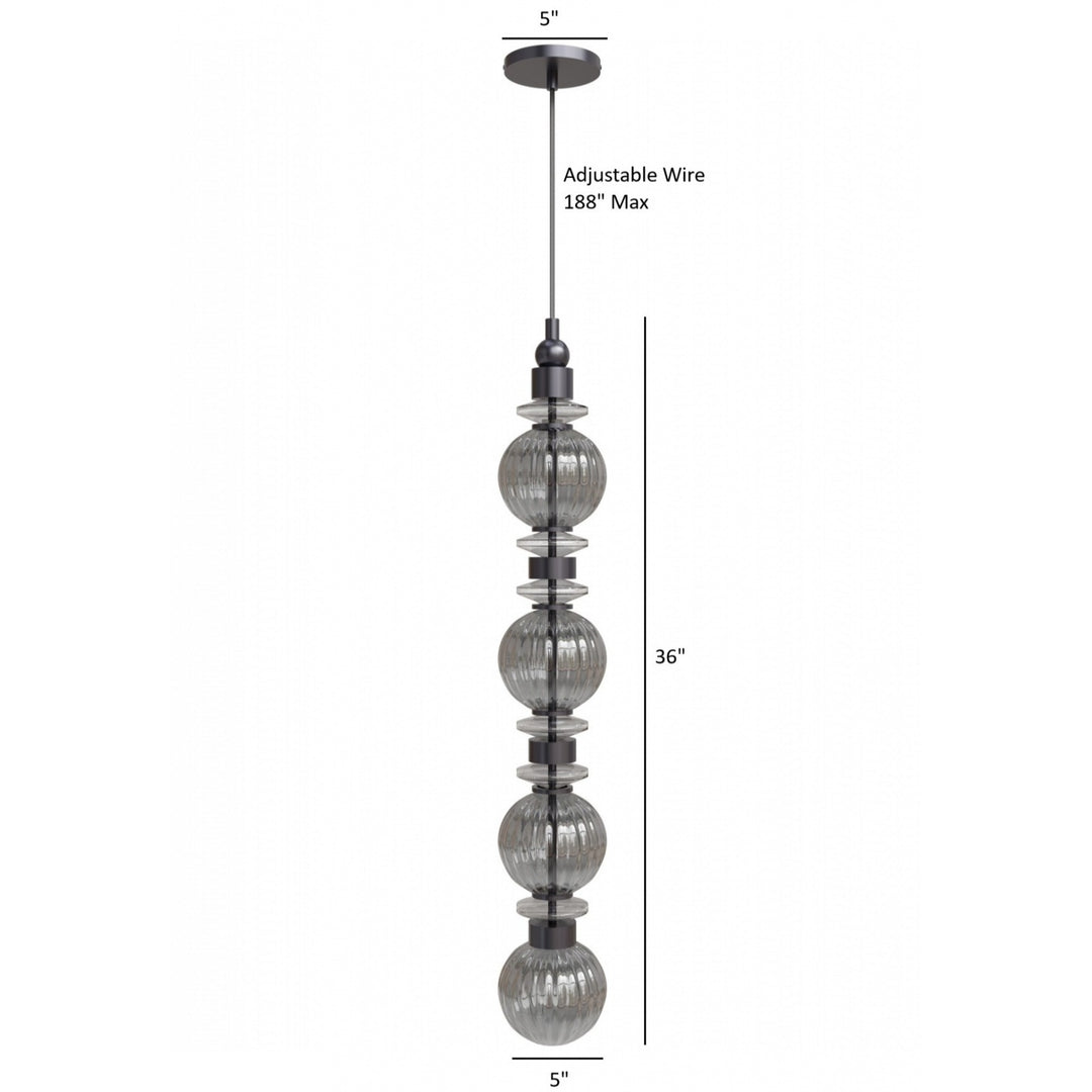 Avra Stacked LED Pendant by Avenue Lighting - view 27