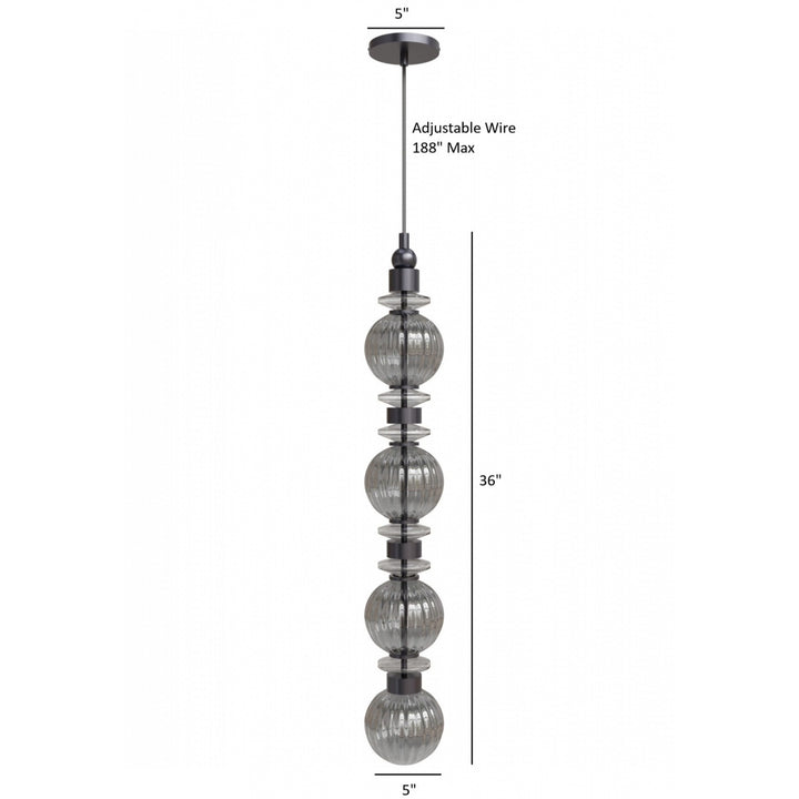Avra Stacked LED Pendant by Avenue Lighting - view 27