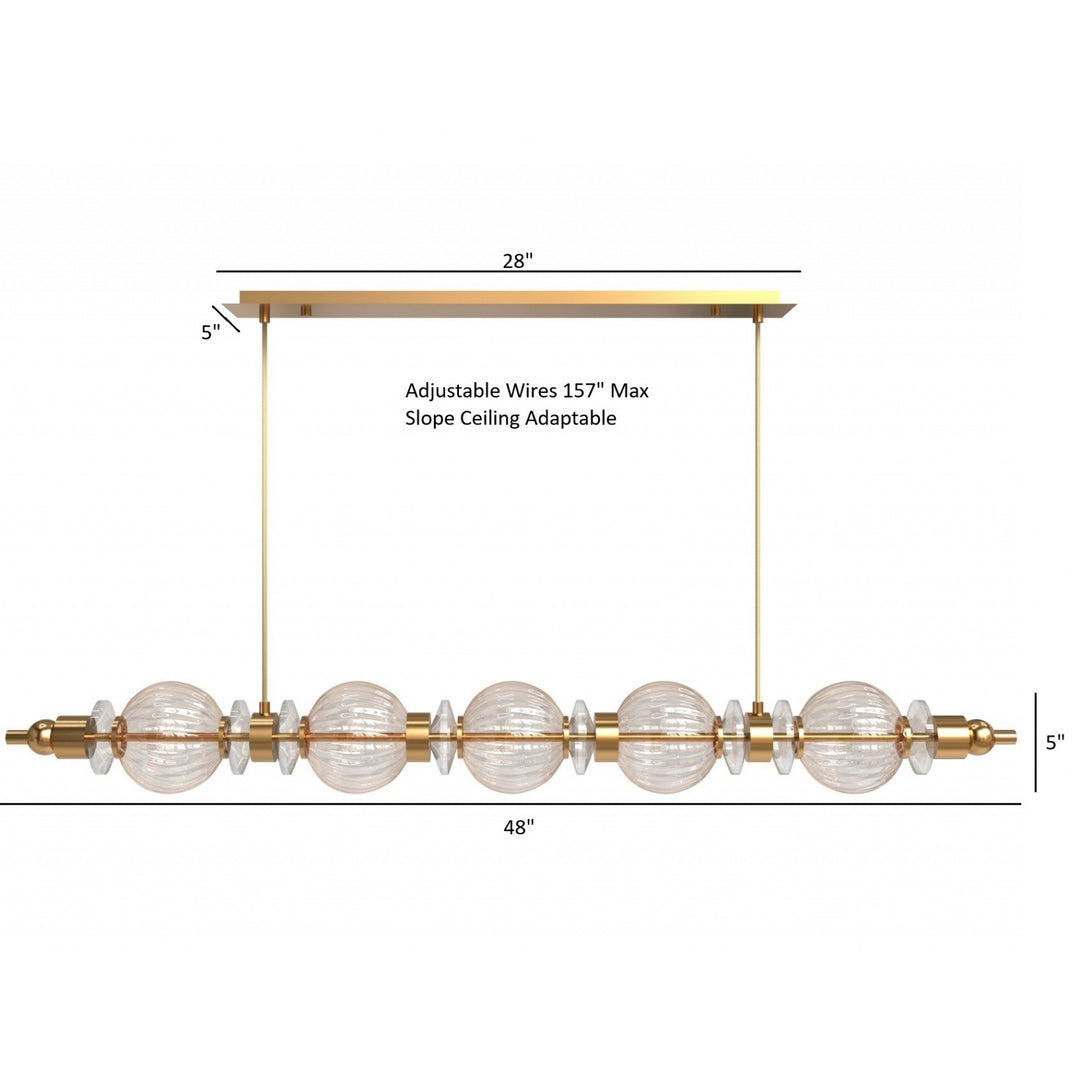 Avra Linear LED Pendant by Avenue Lighting - view 4