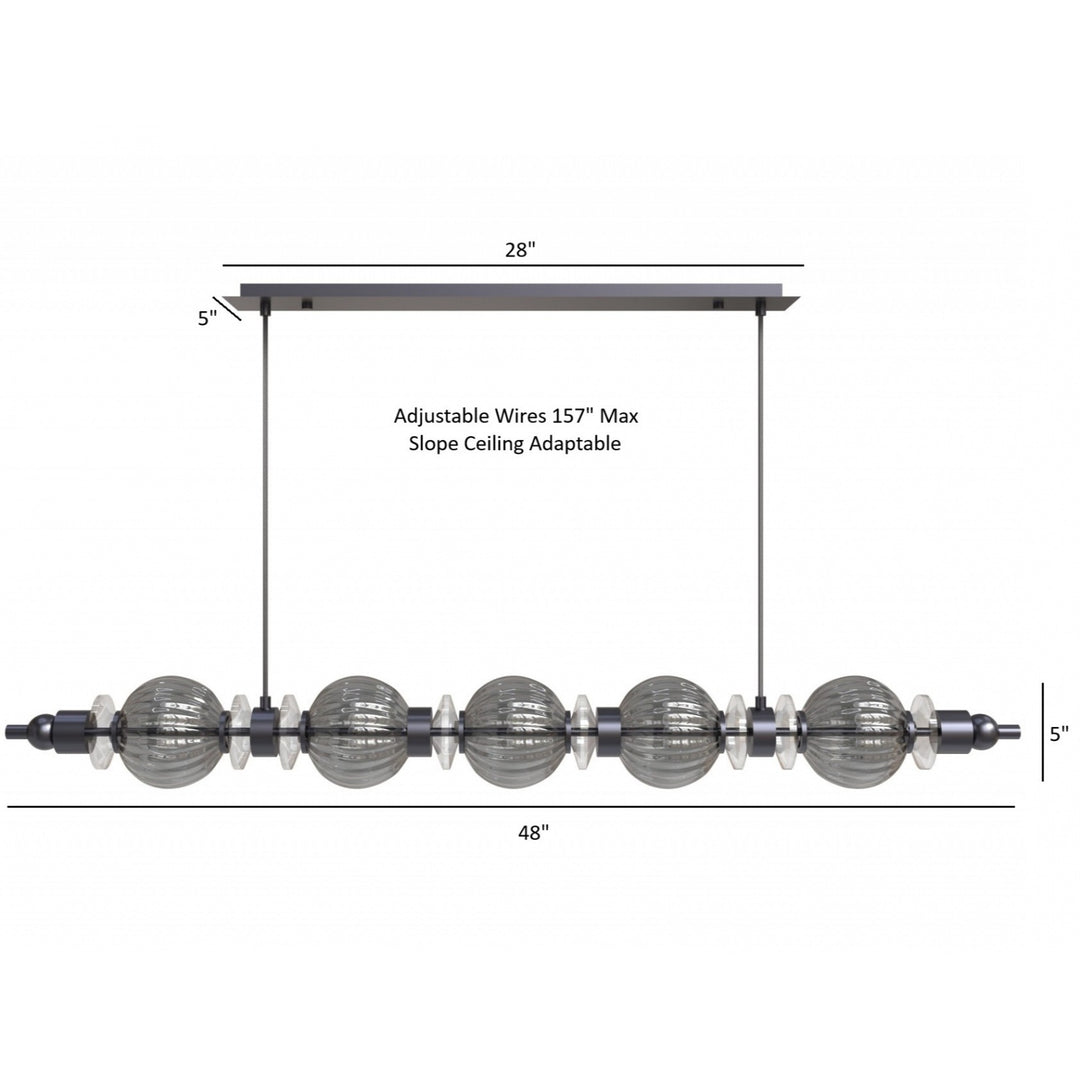 Avra Linear LED Pendant by Avenue Lighting - view 9