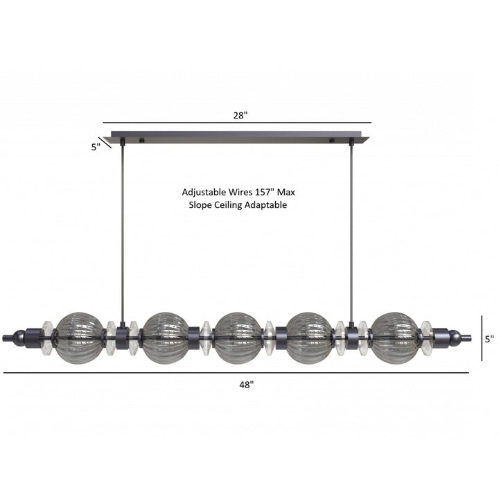 Avra Linear LED Pendant by Avenue Lighting - view 9