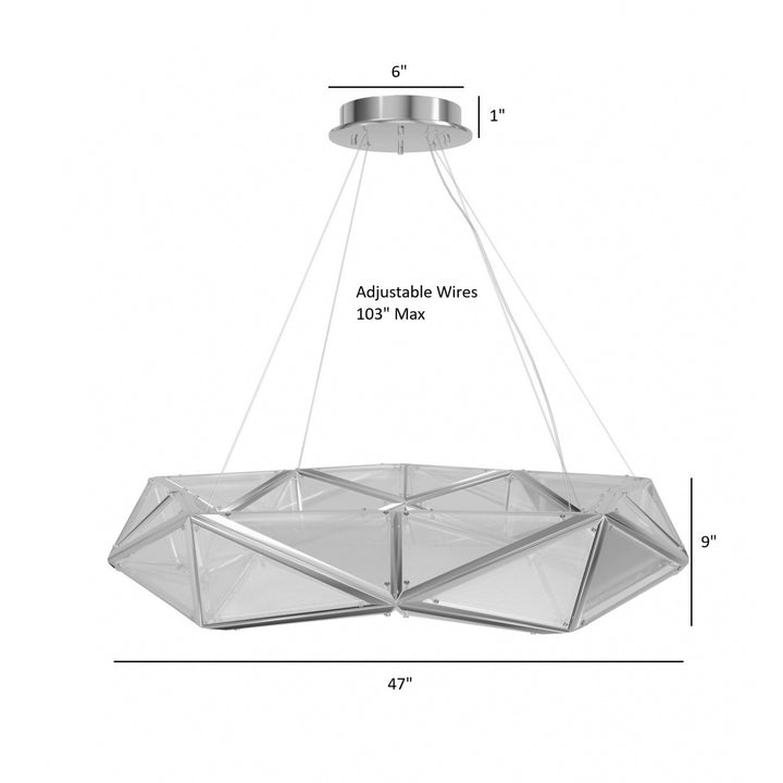 Seoul Geometric LED Pendant by Avenue Lighting - view 7