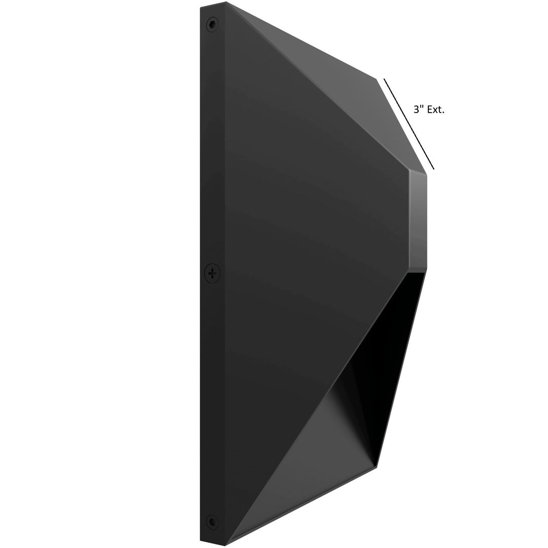 Avenue Outdoor 5-CCT Rectangular LED Wall Sconce by Avenue Lighting - view 5