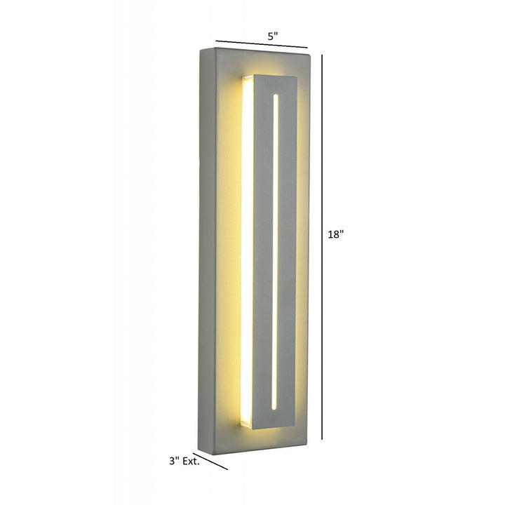 Avenue Outdoor Raised Panel LED Wall Sconce by Avenue Lighting - view 8