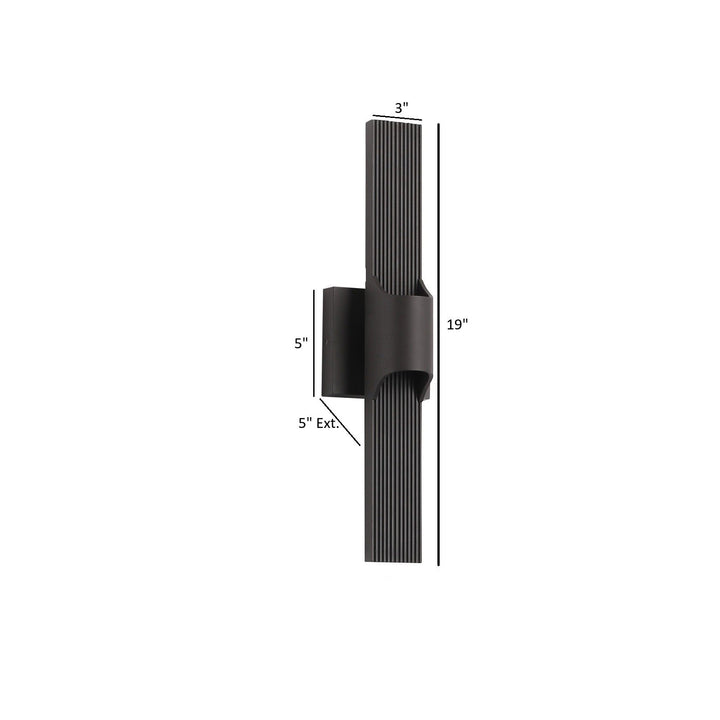 Avenue Outdoor 3-CCT LED Wall Sconce by Avenue Lighting - view 4