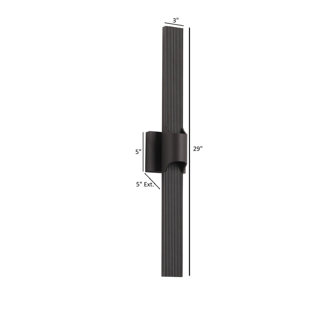 Avenue Outdoor 3-CCT LED Wall Sconce by Avenue Lighting - view 8