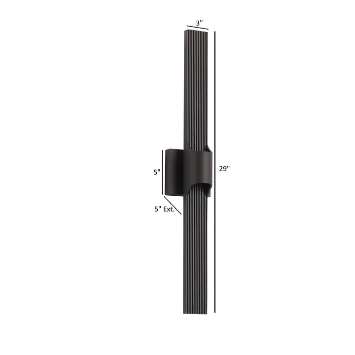 Avenue Outdoor 3-CCT LED Wall Sconce by Avenue Lighting - view 8