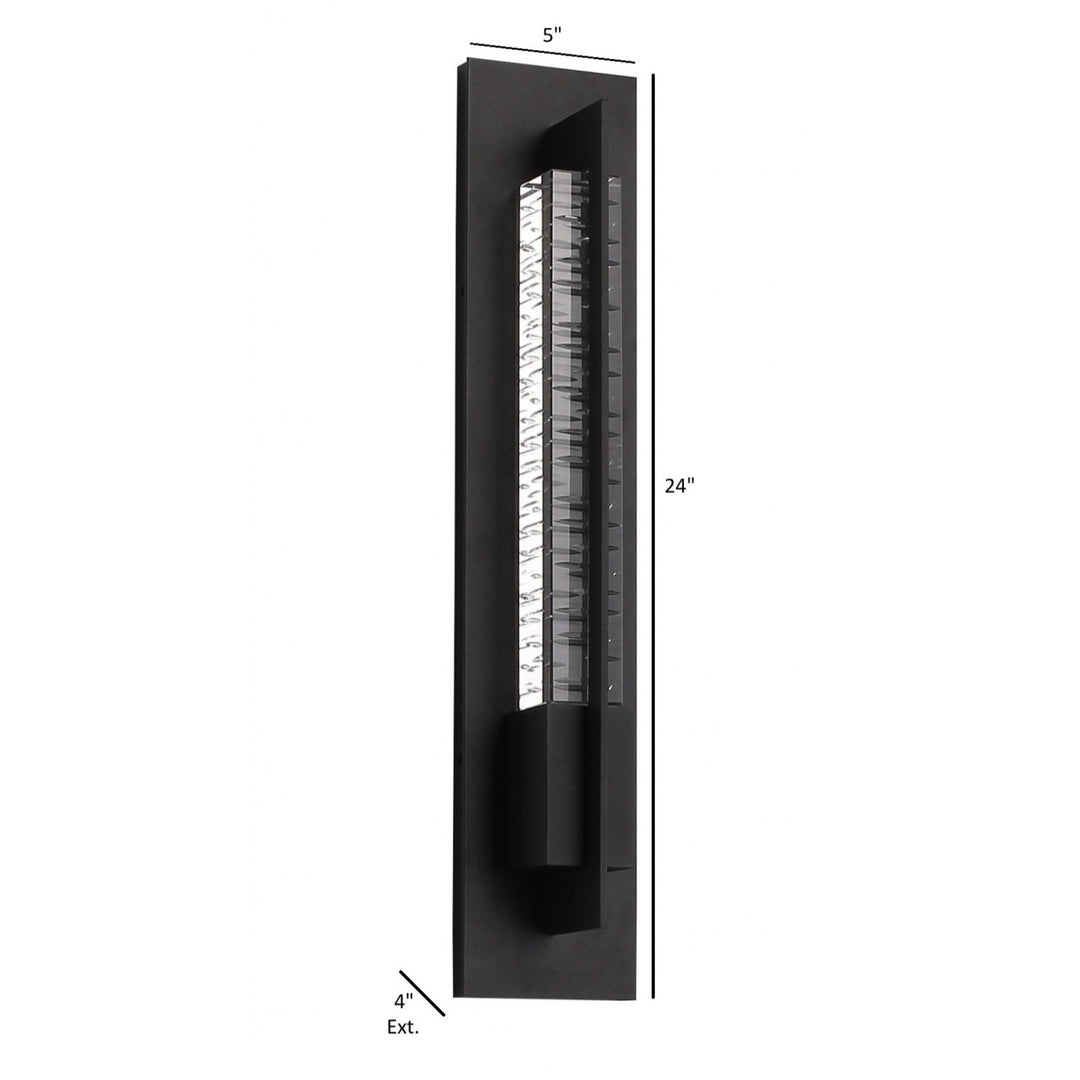 Avenue Outdoor 3-CCT LED Wall Sconce with Clear Light Bar by Avenue Lighting - view 3