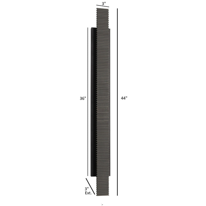 Avenue Outdoor Ridges 3-CCT LED Wall Sconce by Avenue Lighting - view 4