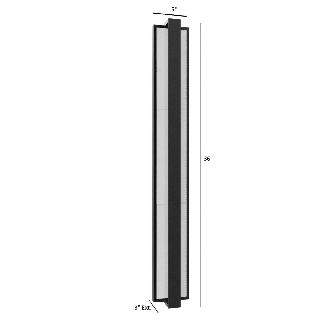 Avenue Outdoor White Textured Panel LED Wall Sconce by Avenue Lighting - view 14