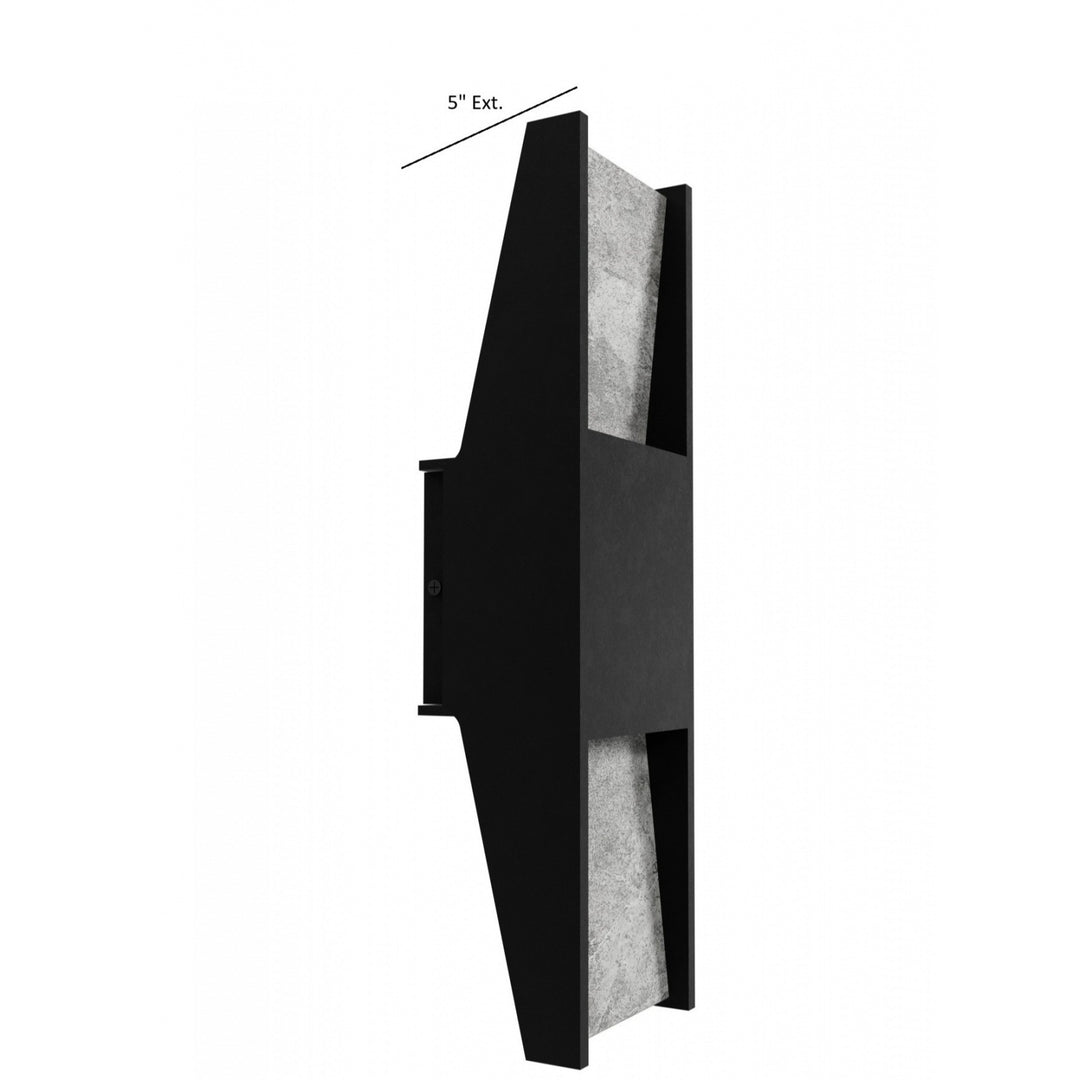 Avenue Outdoor Rectangular Panel LED Wall Sconce by Avenue Lighting - view 4