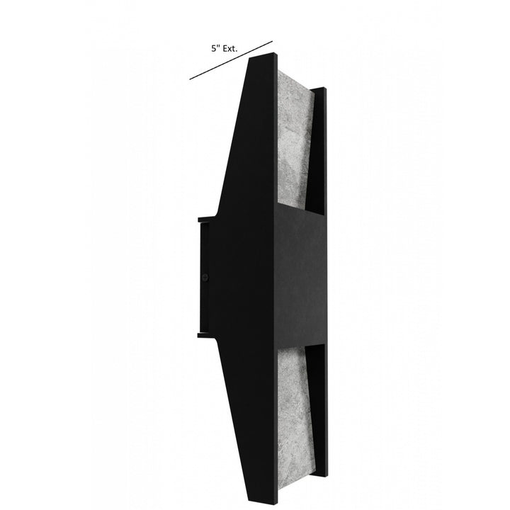 Avenue Outdoor Rectangular Panel LED Wall Sconce by Avenue Lighting - view 4