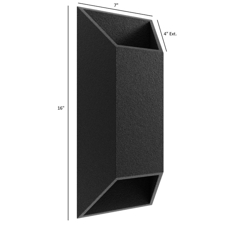 Avenue Outdoor Rectangular 3000K LED Wall Sconce by Avenue Lighting - view 22