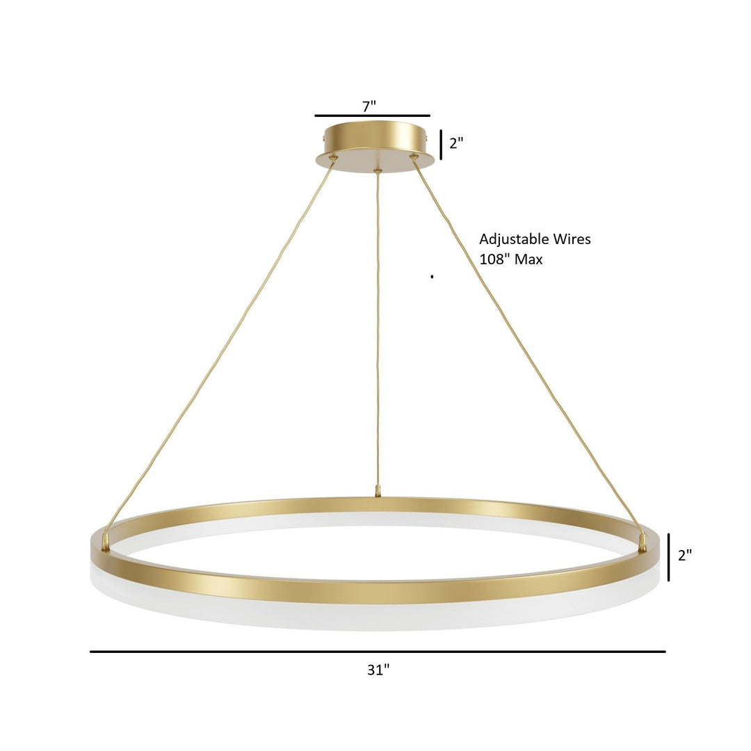 Circa Ring LED Pendant by Avenue Lighting - view 10