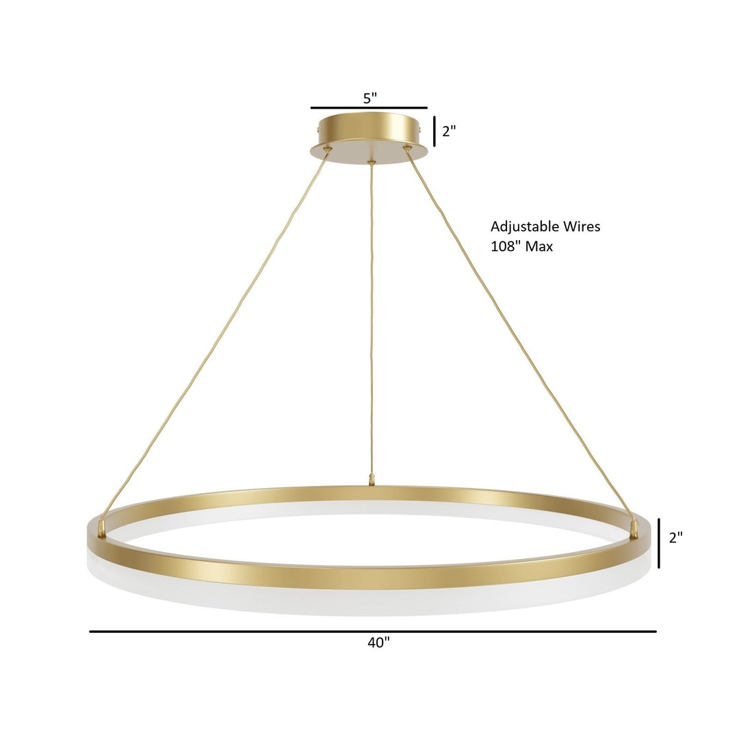 Circa Ring LED Pendant by Avenue Lighting - view 20