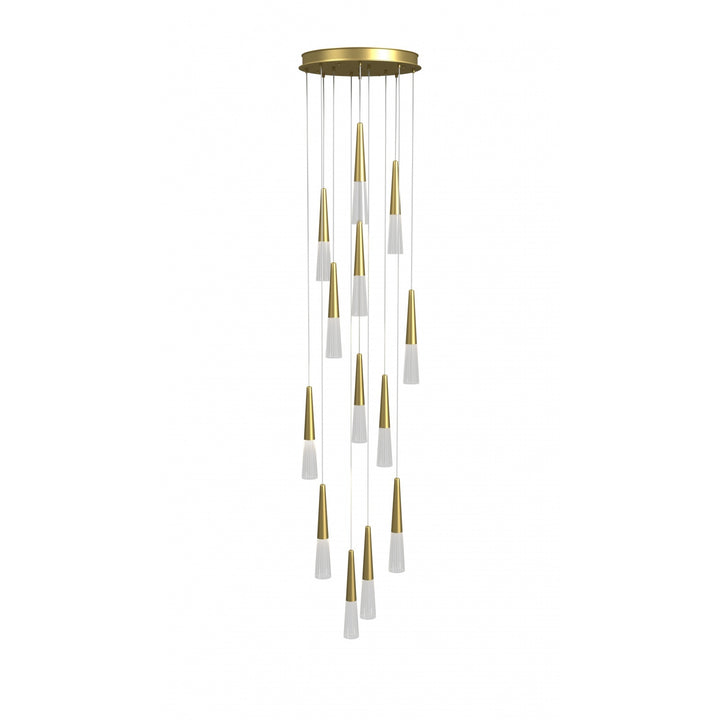 Encino Cone Shape Chandelier by Avenue Lighting - view 6