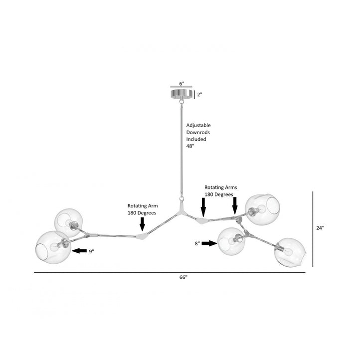 Fairfax Chandelier by Avenue Lighting - view 12