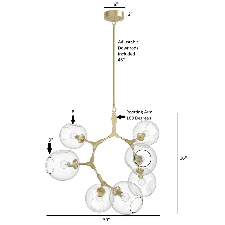 Fairfax Chandelier by Avenue Lighting - view 22