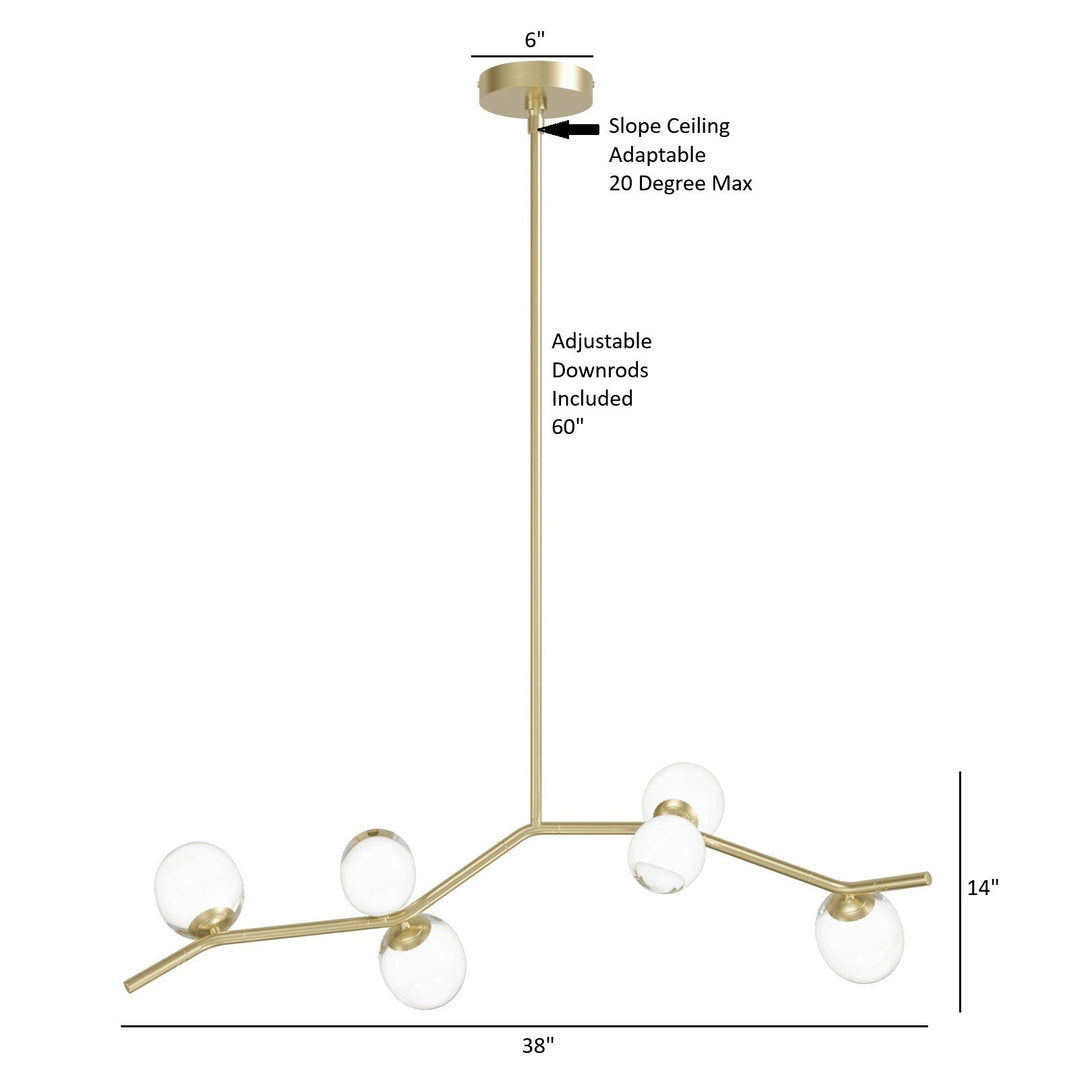 Hampton Chandelier by Avenue Lighting - view 5