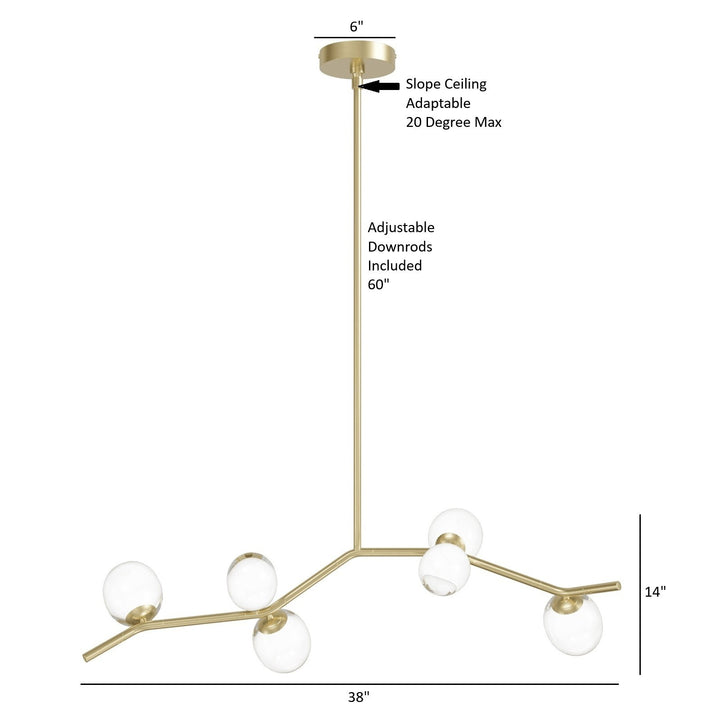 Hampton Chandelier by Avenue Lighting - view 5