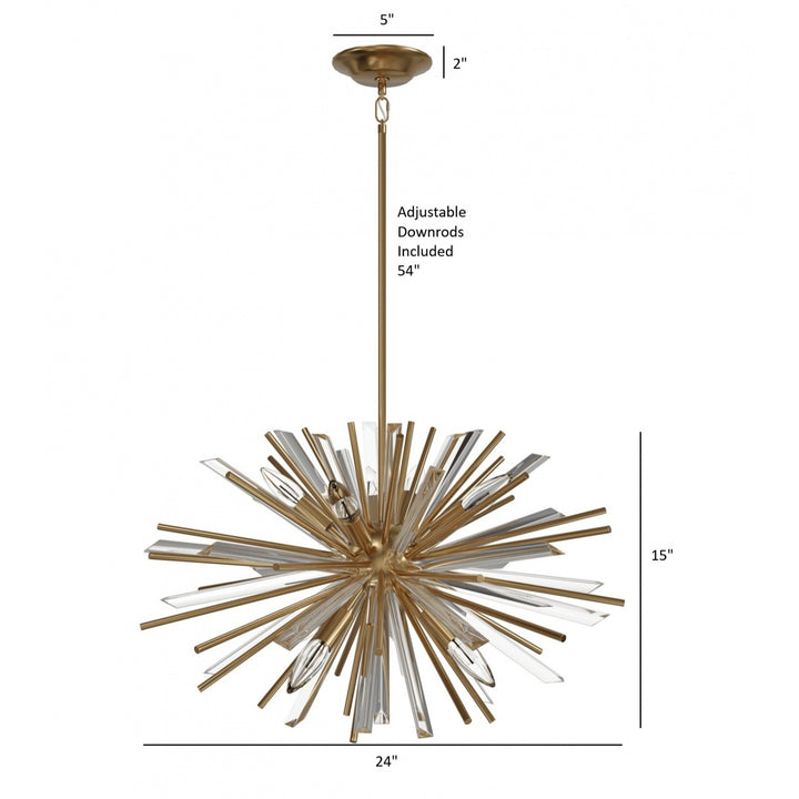 Palisades Sputnik Chandelier by Avenue Lighting - view 5