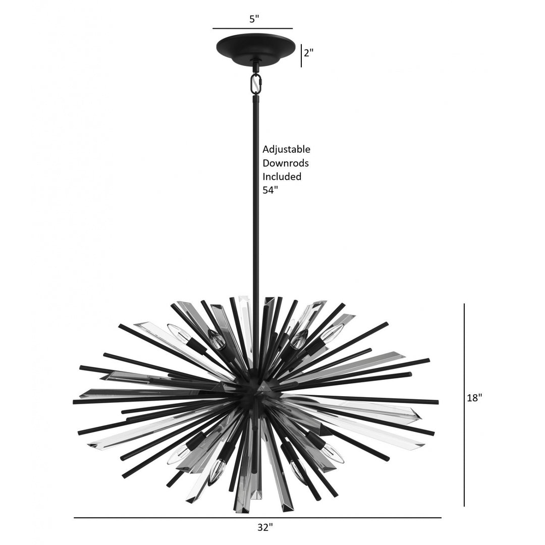 Palisades Sputnik Chandelier by Avenue Lighting - view 25