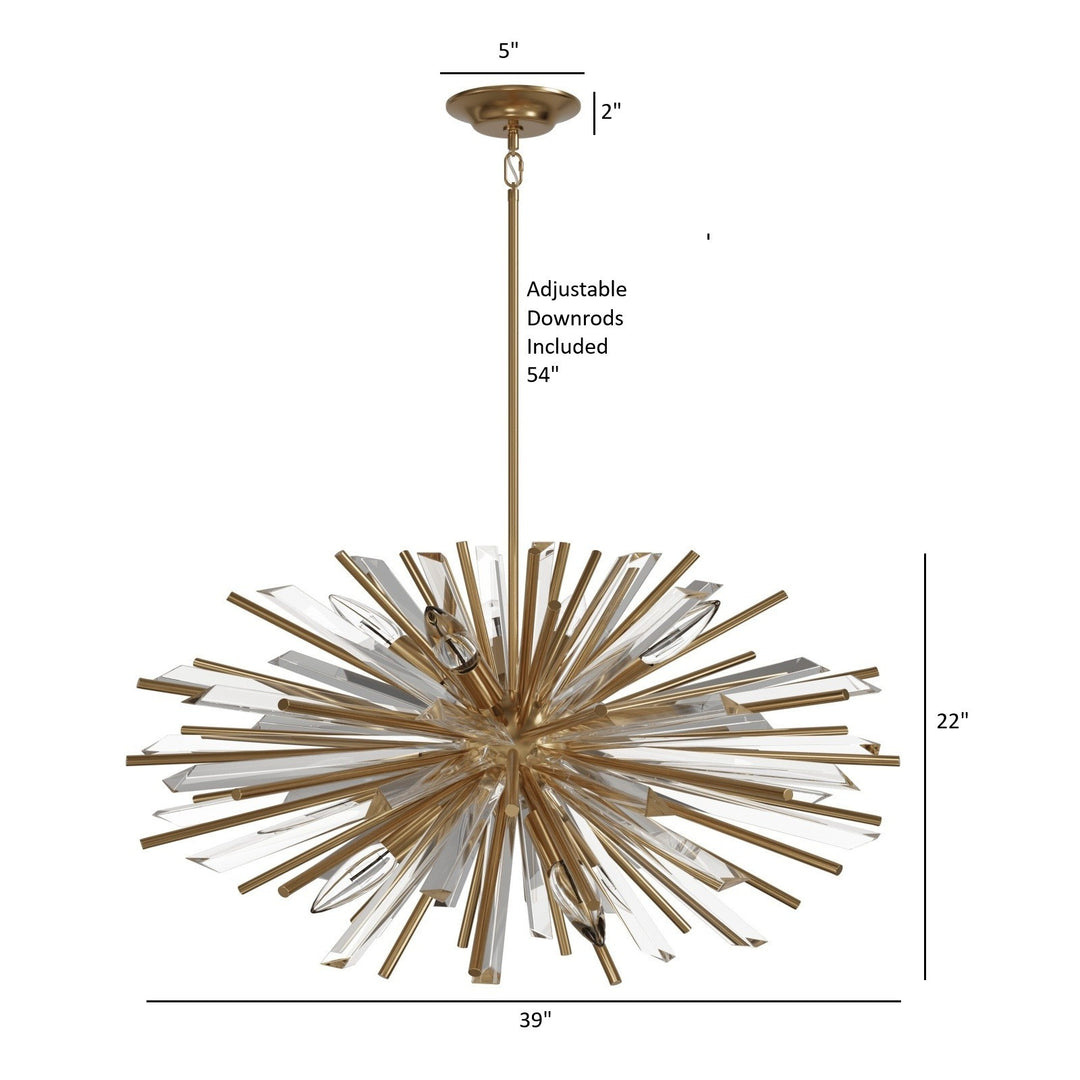 Palisades Sputnik Chandelier by Avenue Lighting - view 36