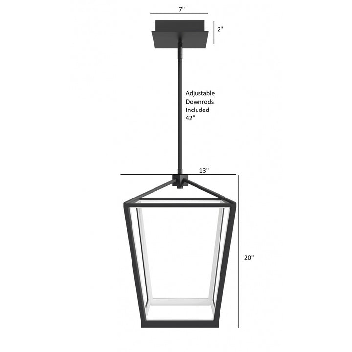 Park Ave. Carriage LED Pendant by Avenue Lighting - view 4