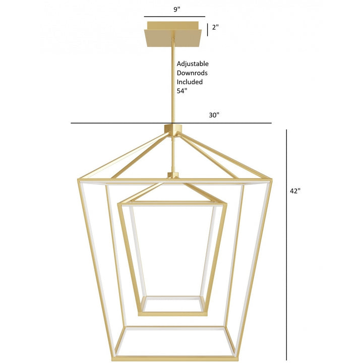 Park Ave. Double Carriage LED Pendant by Avenue Lighting - view 9