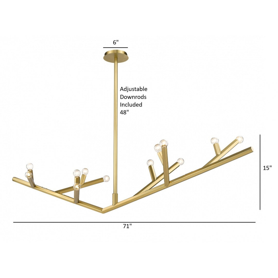 The Oaks Branch Chandelier by Avenue Lighting - view 14
