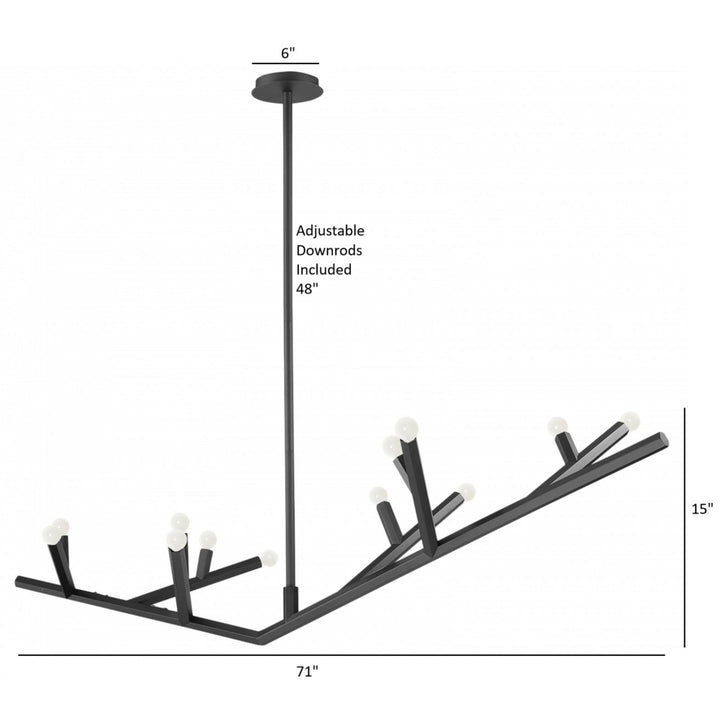 The Oaks Branch Chandelier by Avenue Lighting - view 18