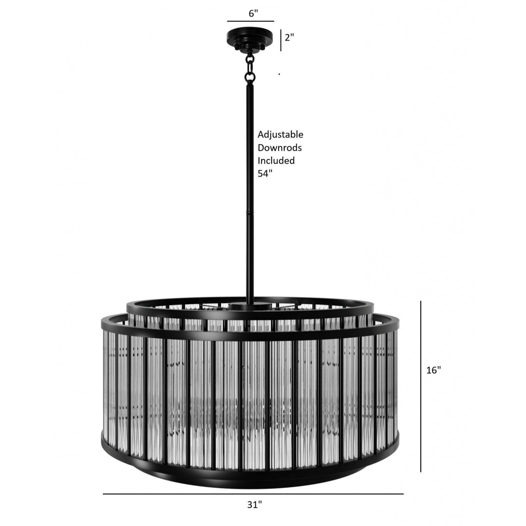 Waldorf Round Chandelier by Avenue Lighting - view 8