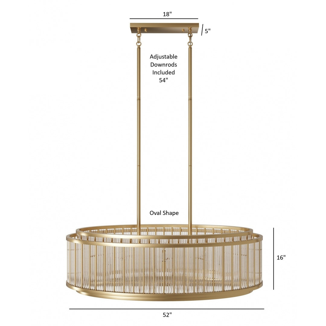 Waldorf Oval Chandelier by Avenue Lighting - view 5