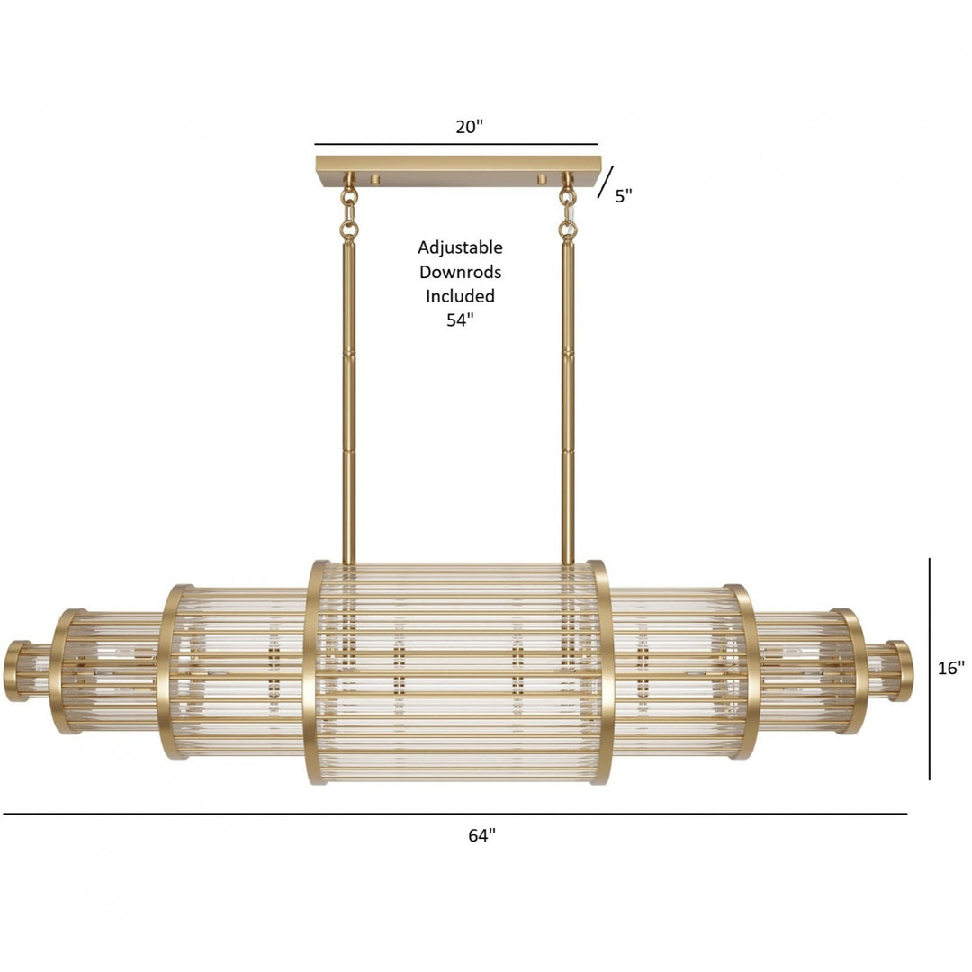 Waldorf LED Chandelier by Avenue Lighting - view 5
