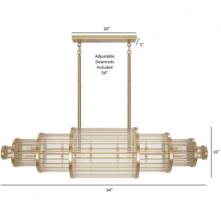 Waldorf LED Chandelier by Avenue Lighting - view 5