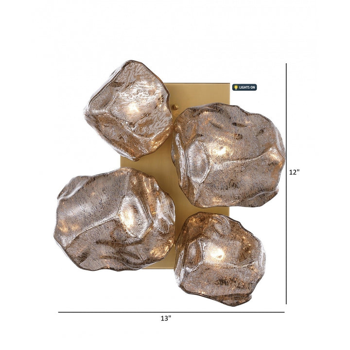 Rockefeller Rock Shape Wall Sconce by Avenue Lighting - view 3
