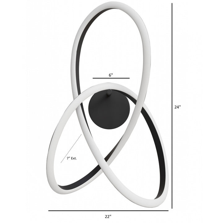 Windsor Spiral Ring 5-CCT LED Wall Sconce by Avenue Lighting - view 3
