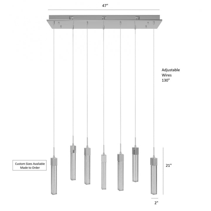Boa LED Chandelier by Avenue Lighting - view 20