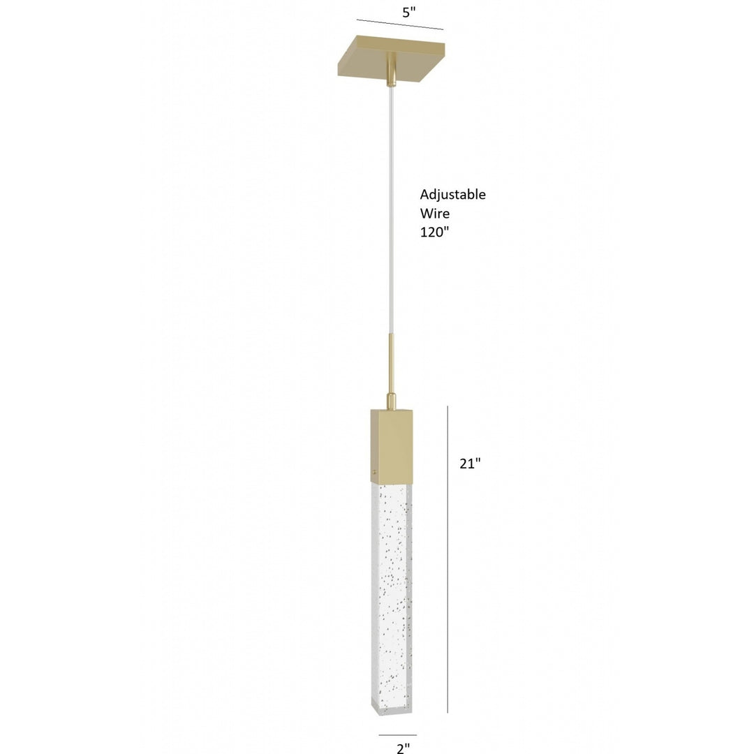 The Original Glacier 1-Light 2"W LED Pendant