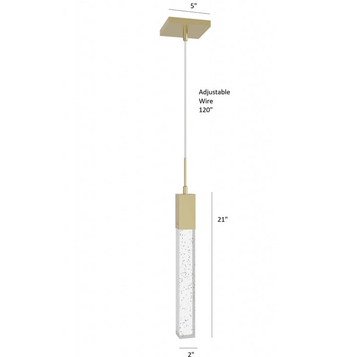 The Original Glacier 1-Light 2"W LED Pendant