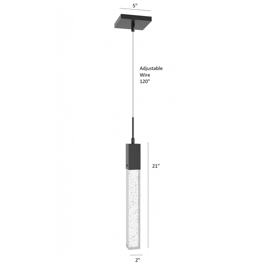 The Original Glacier 1-Light 2"W LED Pendant