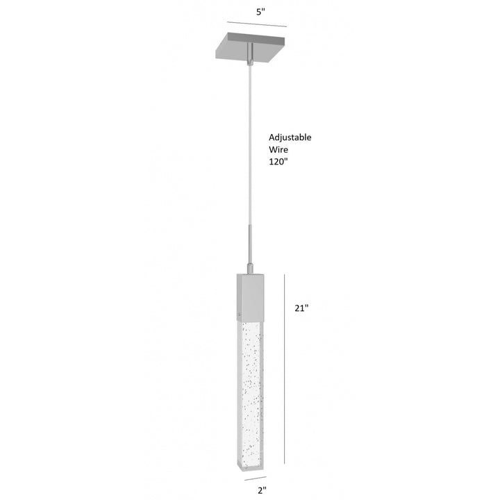 The Original Glacier 1-Light 2"W LED Pendant