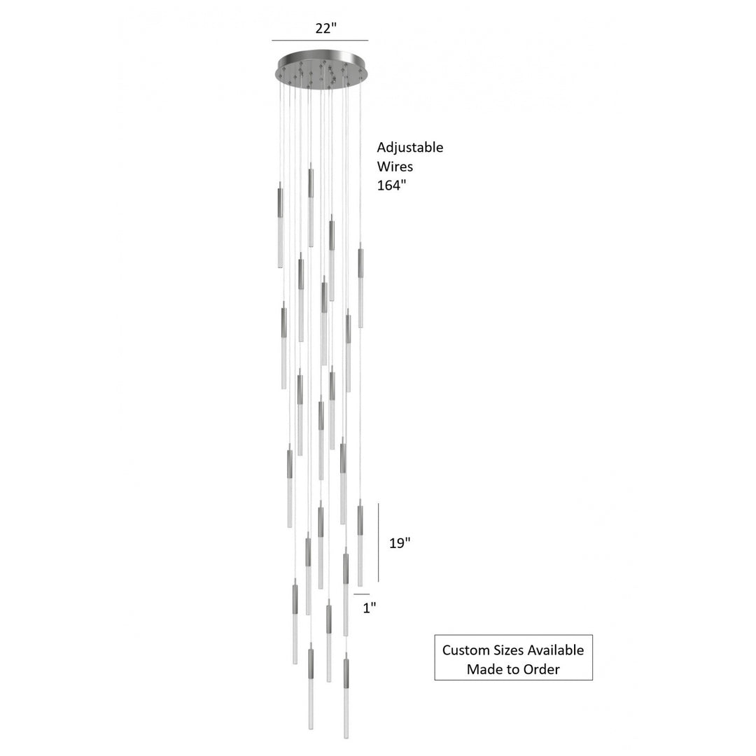 Main Street LED Chandelier by Avenue Lighting - view 11