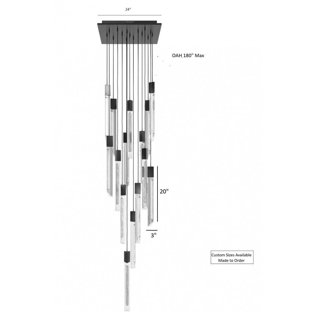 Alpine LED Chandelier by Avenue Lighting - view 5