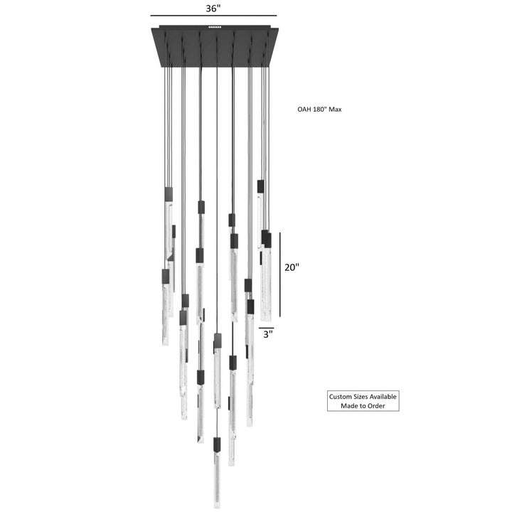 Alpine LED Chandelier by Avenue Lighting - view 15