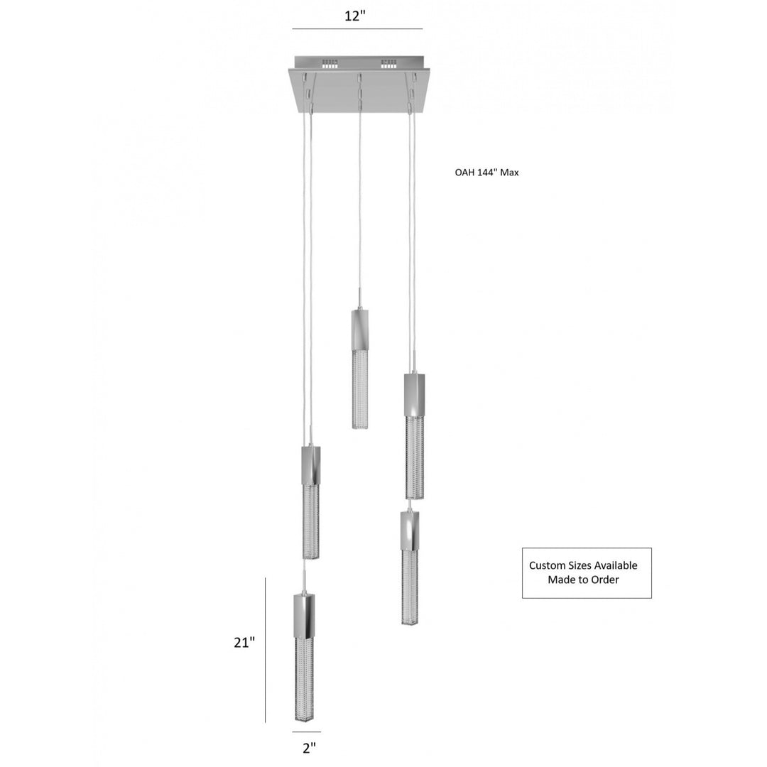 Boa LED Chandelier by Avenue Lighting - view 10
