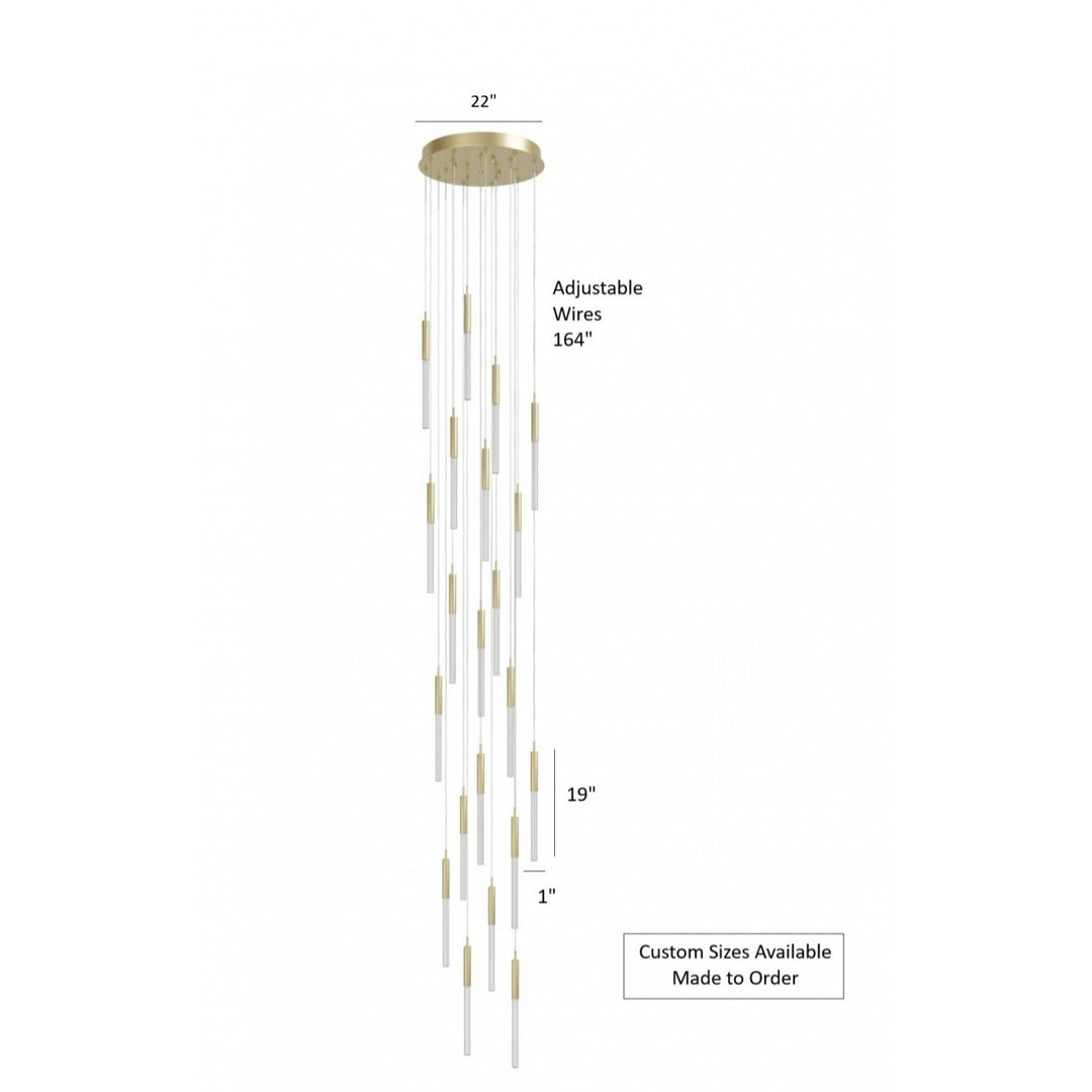 Main Street LED Chandelier by Avenue Lighting - view 4