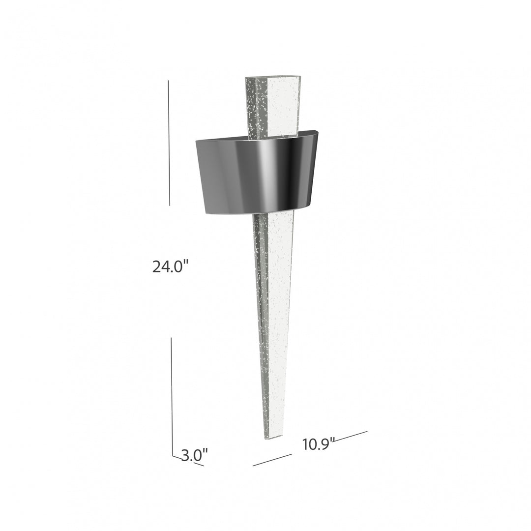 The Original Glacier Curved Frame LED Wall Sconce by Avenue Lighting - view 4