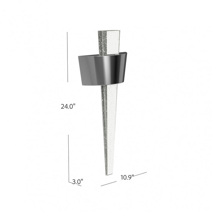 The Original Glacier Curved Frame LED Wall Sconce by Avenue Lighting - view 4